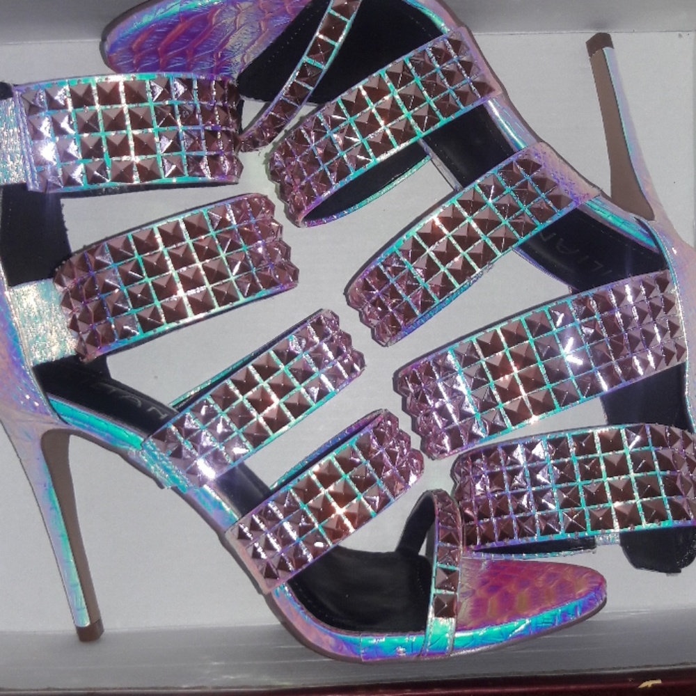 Holographic Mermaid Heels